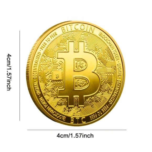 NWT Bitcoin Collectible Commemorative Coin - Picture 4 of 7